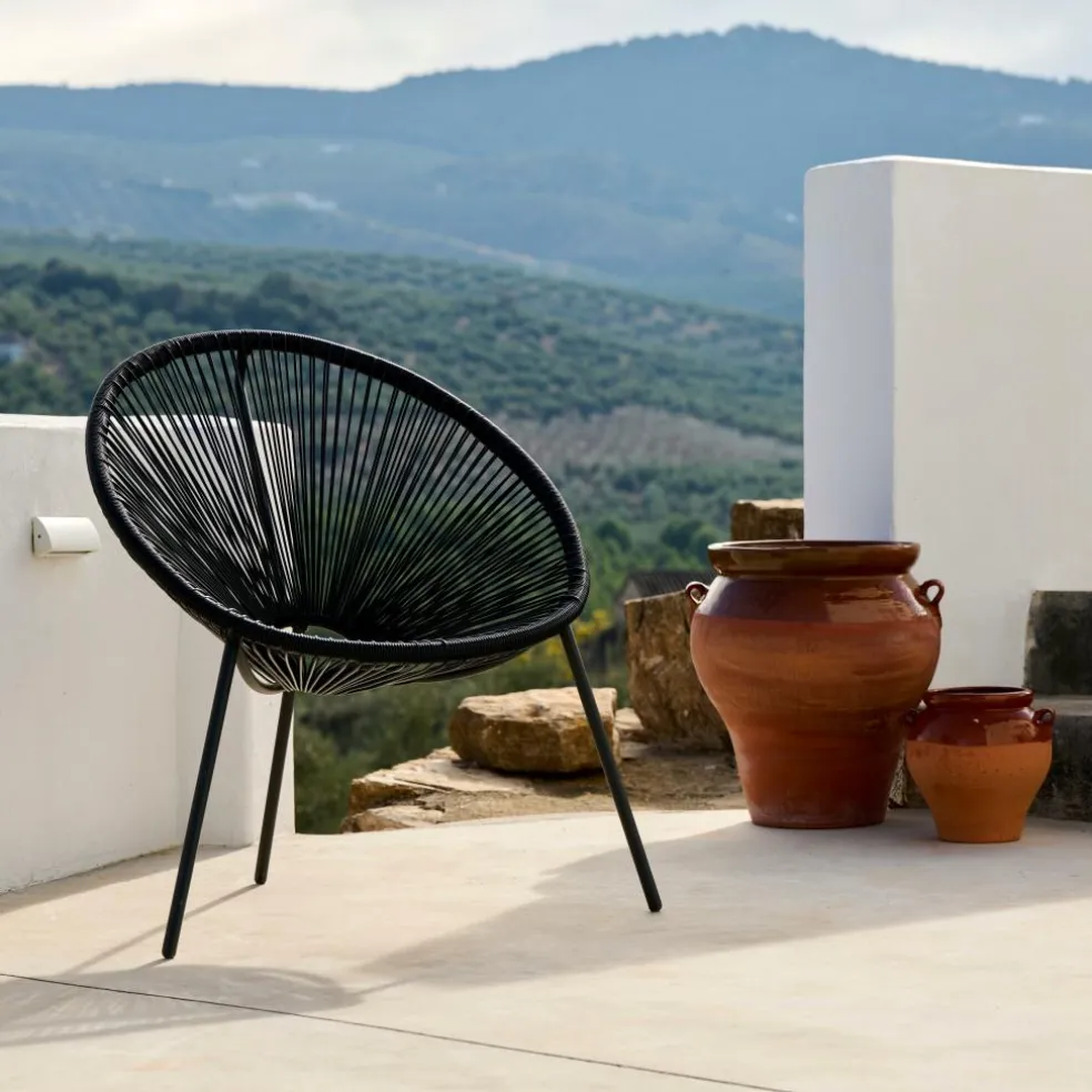 ACAPULCO Chaise Lounge Set De 2 Sable
