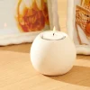 ALBA Support Bougie Chauffe-plat Blanc