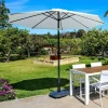 ALU Parasol Sans Pied De Parasol Blanc
