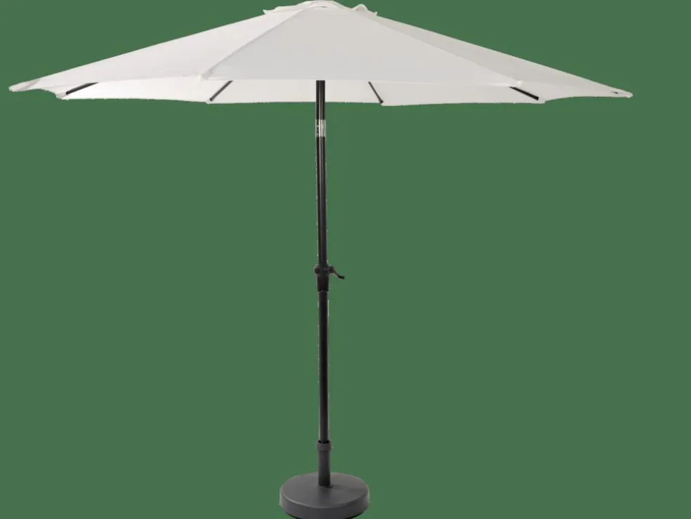 ALU Parasol Sans Pied De Parasol Blanc