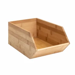 BAMBOO Boîte De Rangement à Fins Herbes Naturel