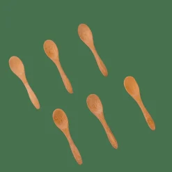 BAMBOO Cuillères Set De 6 Naturel
