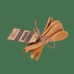 BAMBOO Cuillères Set De 6 Naturel