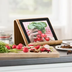 BAMBUS Support Tablette Et Livre Naturel