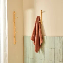 B-LUX Tapis De Bain Bordeaux