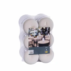 CHRISTMAS Set 3 Partylights Sur Plat Doré, Naturel