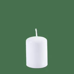 CILINDRO Bougie Cylindrique Blanc