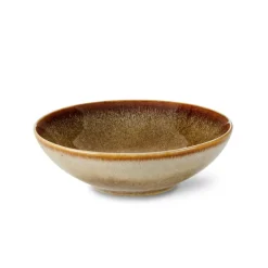COZY BROWN Assiette Creuse Brun