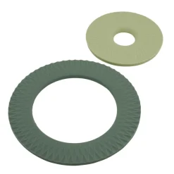 CUISINO Dessous-de-plat Set De 2 2 Couleurs Menthe, Vert Foncé