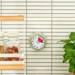 CUISINO Minuteur Rétro Avec Aimant Menthe