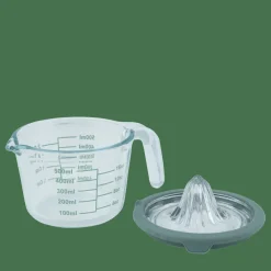 CUISINO Presse-agrumes Avec Verre Doseur 500 Ml Vert, Transparent