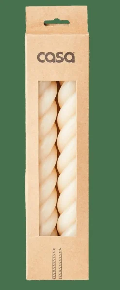 CURL Bougies Set De 2 Beige