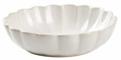 DAHLIA Assiette Blanc