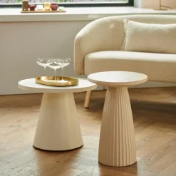 DUO Bougies Dîner Set De 2 Brun