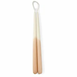 DUO Bougies Dîner Set De 2 Doré