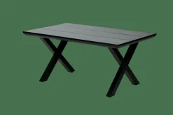 FORMAX Table De Jardin Avec Pieds A Noir