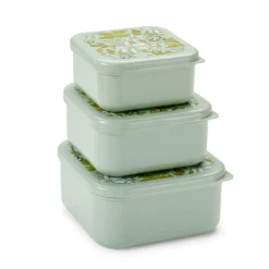 FRESHMOOD Boîtes à Snack Set De 3 Seafoam + Motif Loulou Seafoam (vert)