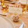 GLANCY Porte-noms Set De 4 Transparent