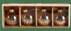 GLANCY Porte-noms Set De 4 Transparent