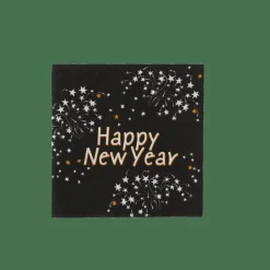 HAPPY NY Set De 20 Serviettes Vert