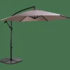 HAWAI Parasol Déporté Sans Pied De Parasol Taupe