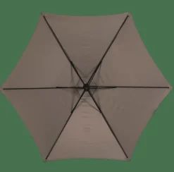 HAWAI Parasol Déporté Sans Pied De Parasol Taupe
