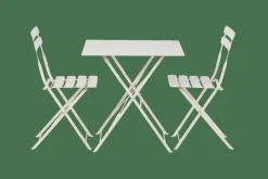 IMPERIAL Table Pliante Carré Sable