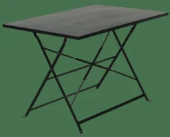 IMPERIAL Table Pliante Rectangulaire Noir