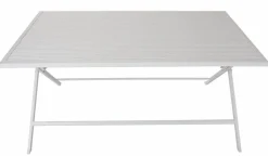 JESSE Ensemble Bistrot Rectangulaire Blanc