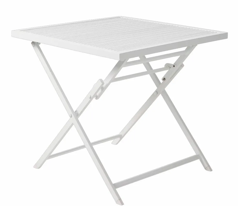 JESSE Ensemble Bistrot Rectangulaire Blanc