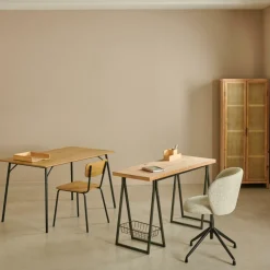 LINOLUX Boîte De Rangement Avec Couvercle Beige