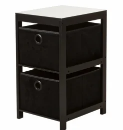 LINOLUX Boîte De Rangement Avec Fermeture éclair Beige