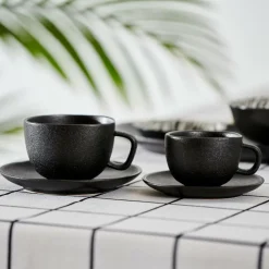 MAGMA Tasse Et Soucoupe 20 CL Noir