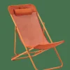 MALTA Chaise Relax Terre Cuite