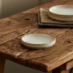 MINERAL MARBLE Assiette Blanc