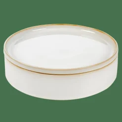 MINERAL MARBLE Assiette Blanc