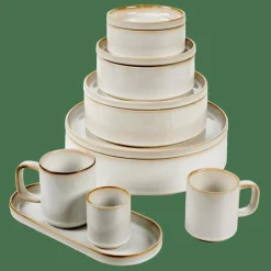 MINERAL MARBLE Assiette Beige