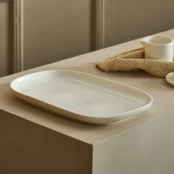 MOON Assiette Blanc