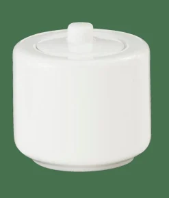 MOON Sucrier Avec Couvercle Blanc
