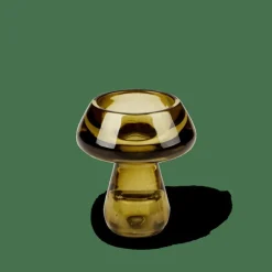 MUSHROOM Support Bougie Chauffe-plat Vert