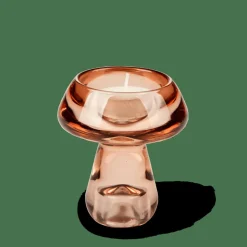 MUSHROOM Support Bougie Chauffe-plat Brun