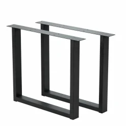NEW OAK Pieds De Table A Noir