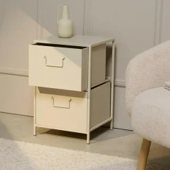 PHARMA Armoire à 2 Tiroirs Sable