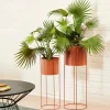 PLUTO Pot De Fleurs Terre Cuite
