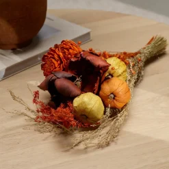PUMPI Bouquet Fleurs Séchées Diverses Couleurs