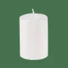 PURE Bougie Cylindrique Blanc