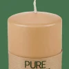 PURE Bougie Cylindrique Beige