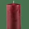 PURE Bougie Cylindrique Rouge Foncé