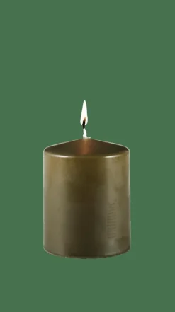 PURE Bougie Cylindrique Vert