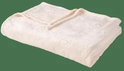 SOLA Plaid Blanc